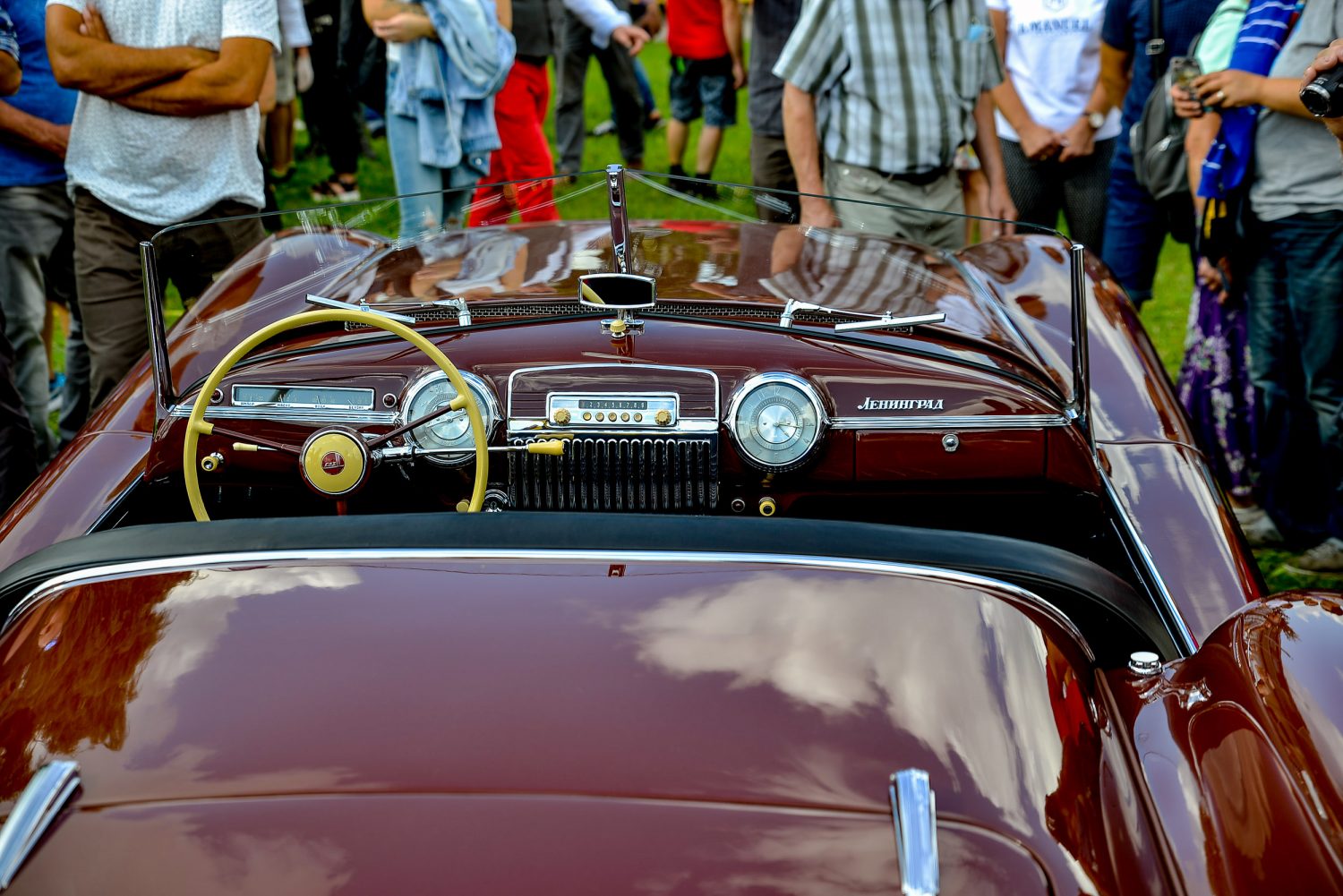 1953 m. automobilis “Leningrad” renginyje “Nensenstanti Klasika 2020”. D. Nagelės nuotrauka