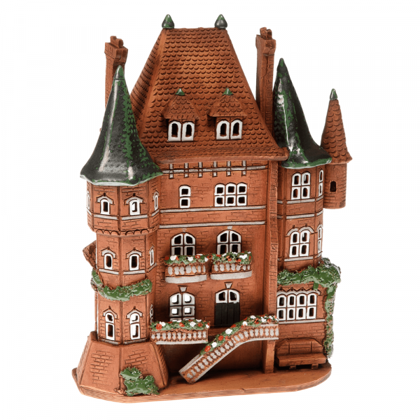 Ceramic candle house E004