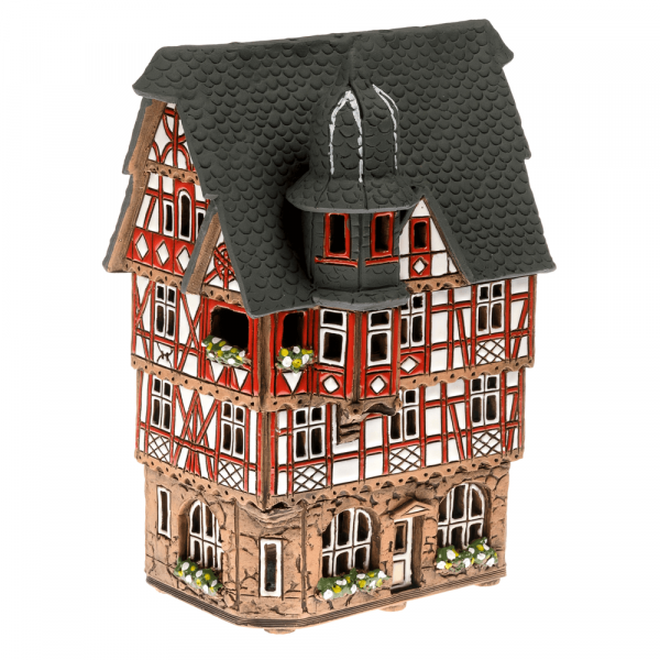 Ceramic candle house E007