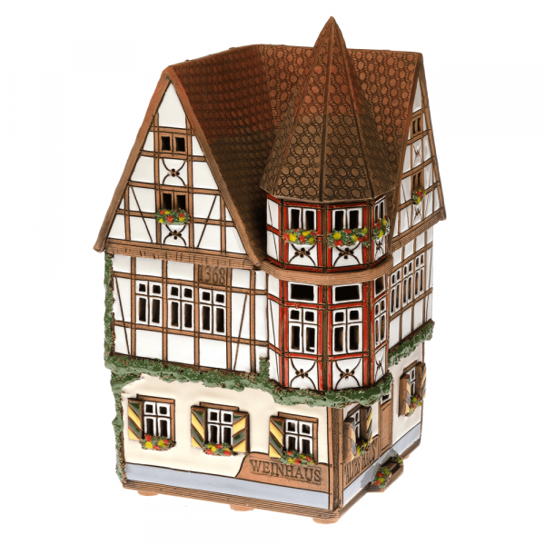 Ceramic candle house E013