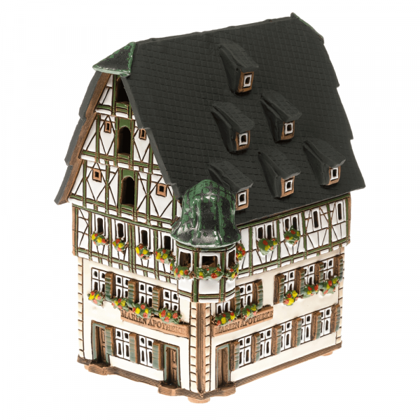 Ceramic candle house E020