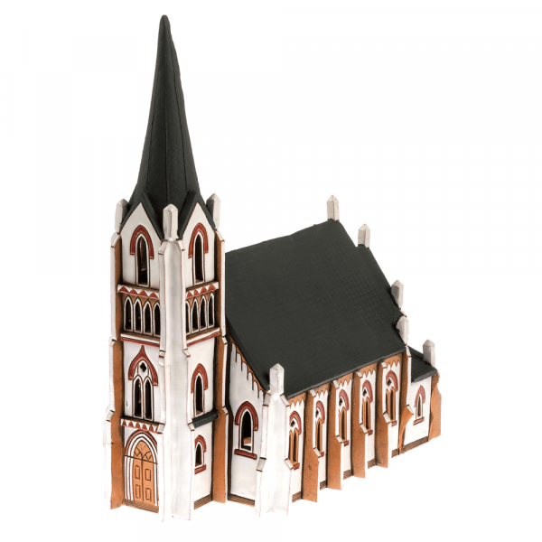 Ceramic candle house F001