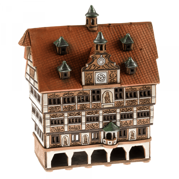 Ceramic candle house F019