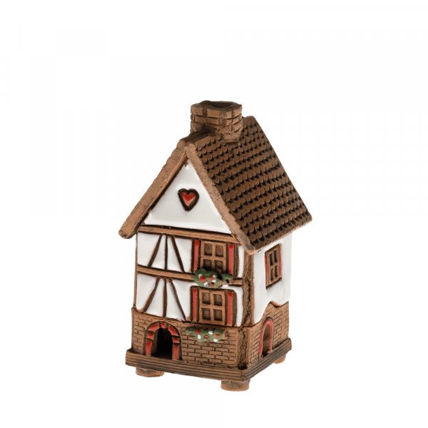 Ceramic house/incense burner N009