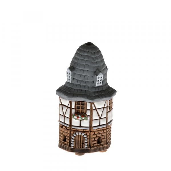 Ceramic house/incense burner N011